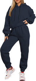 Herseas Womens 2 Piece Lounge Set Sweatshirt and Joggers - Cozy Fit