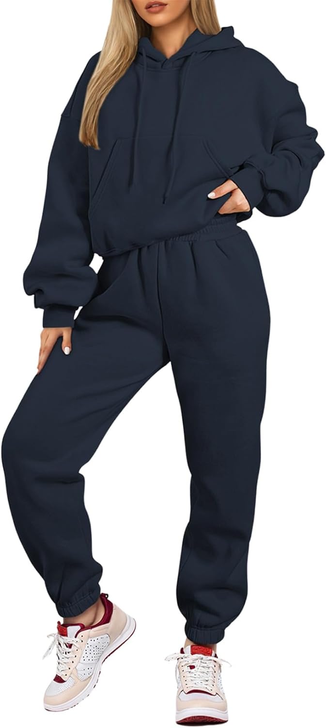 Herseas Womens 2 Piece Outfits Lounge Sets for Cozy Comfort