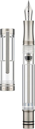 Asvine V200 Titanium Fountain Pen Vacuum Filling - Durable, Smooth