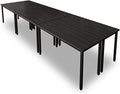 Conference Tables 12ft Office Computer Desk for 14 People - Rustic