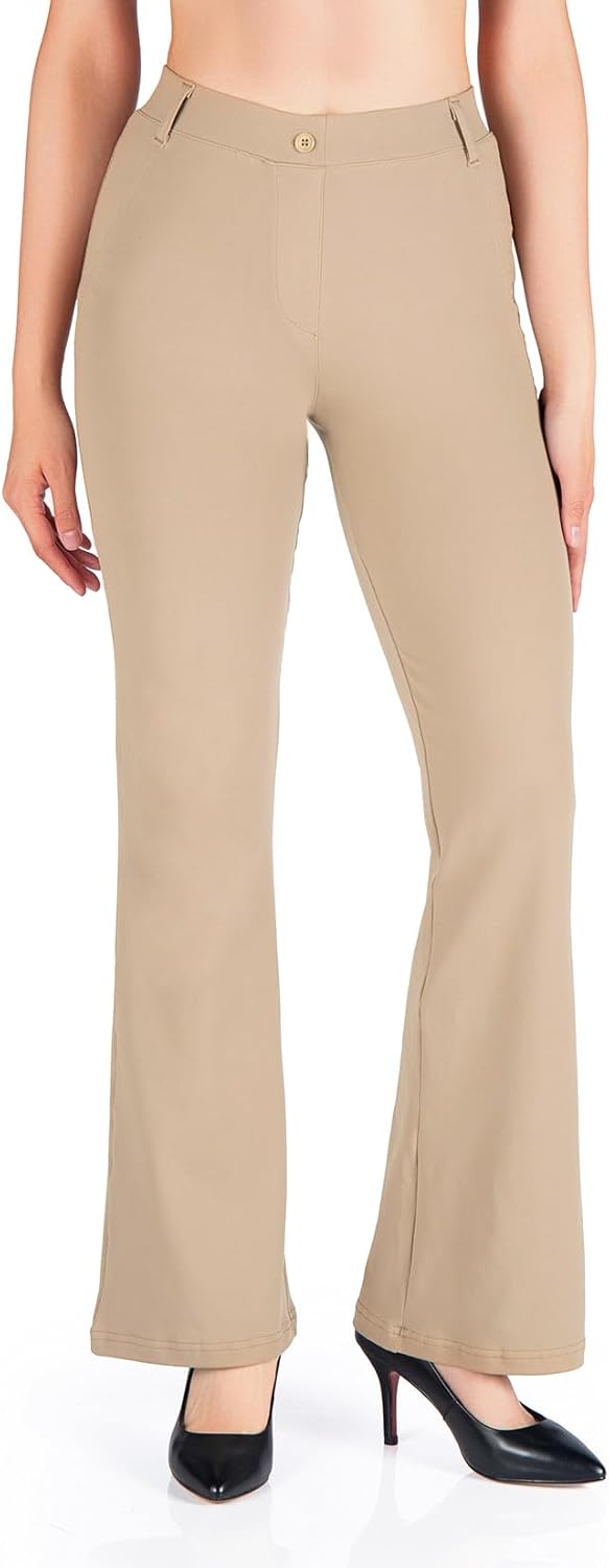 Yogipace Women's Flare Yoga Dress Pants for Every Height
