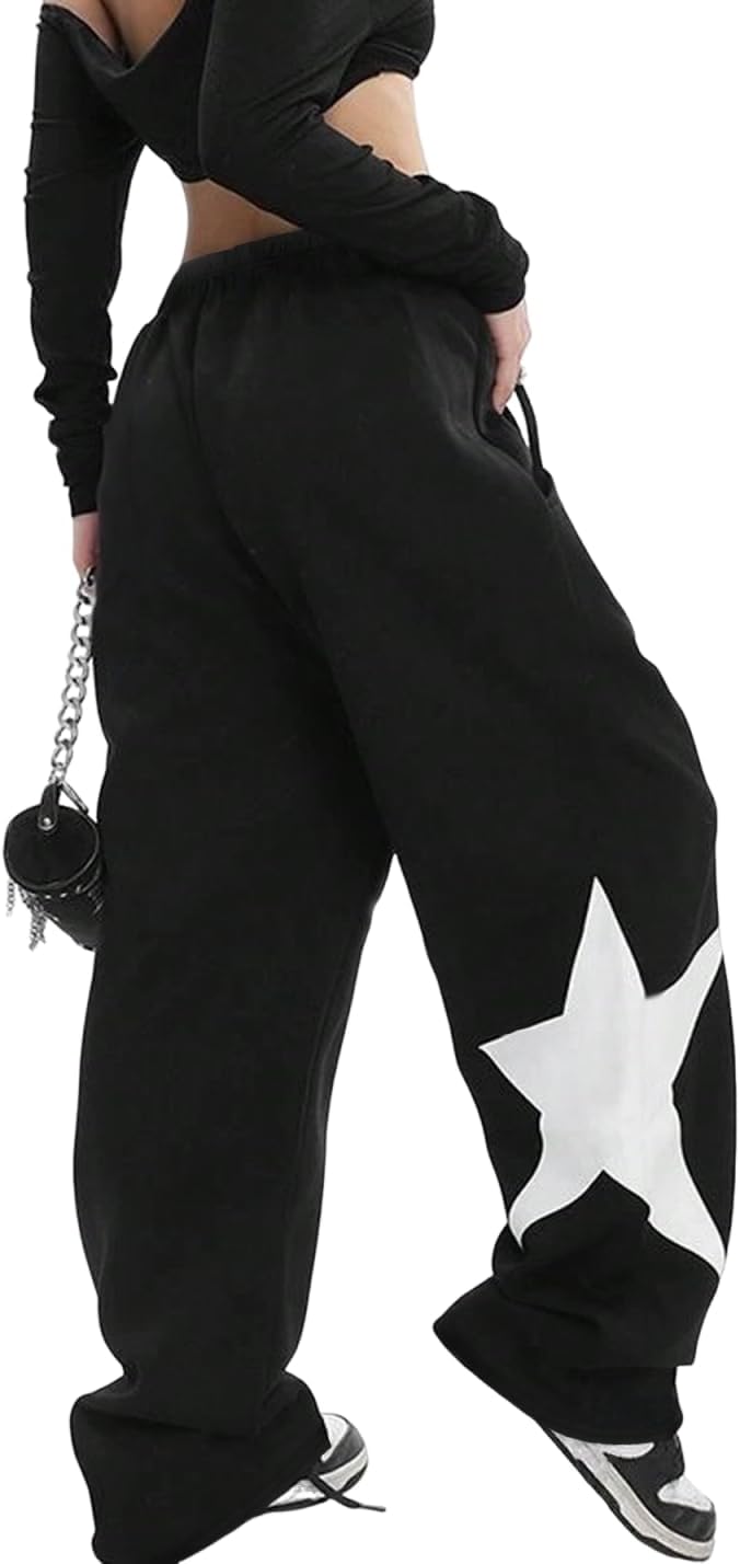ZAFUL Womens Wide Leg Sweatpants for Y2K Street Style Lovers