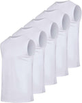 Breeze Tech 5 Pack Tank Tops for Men - Breathable Workout Basics