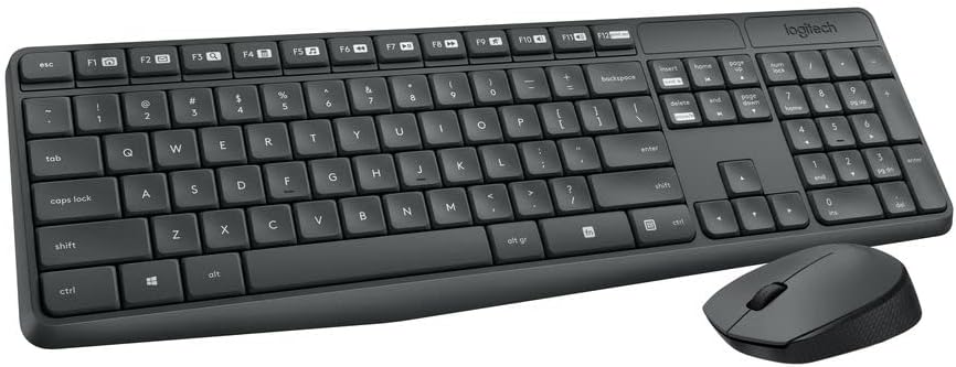 Logitech MK235 Wireless Combo: Long Battery Life