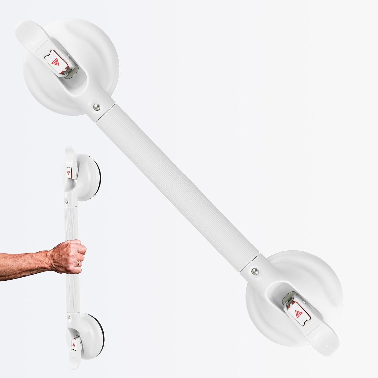 Shower Handle Upgraded 19 inch Grab Bar for Safe Bathroom Use