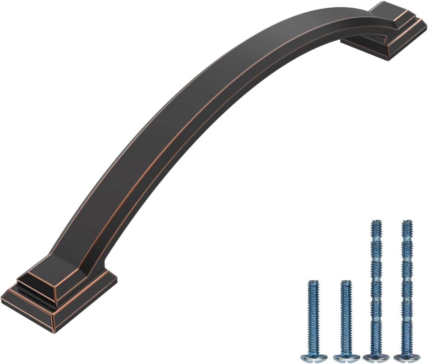 Stylish 10 Pack 5 inch Cabinet Pulls in Oil Rubbed Bronze Finish