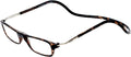Clic Magnetic Reading Glasses for Men or Women M-L - Secure, Foldable