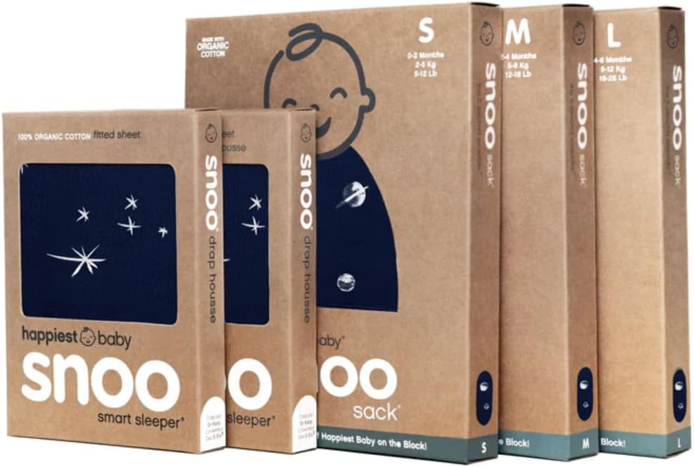 Happiest Baby The Big Bundle 100% Organic Cotton SNOO Sacks