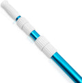 POOLWHALE 15 ft Telescopic Pool Pole - Adjustable, Lightweight Reach