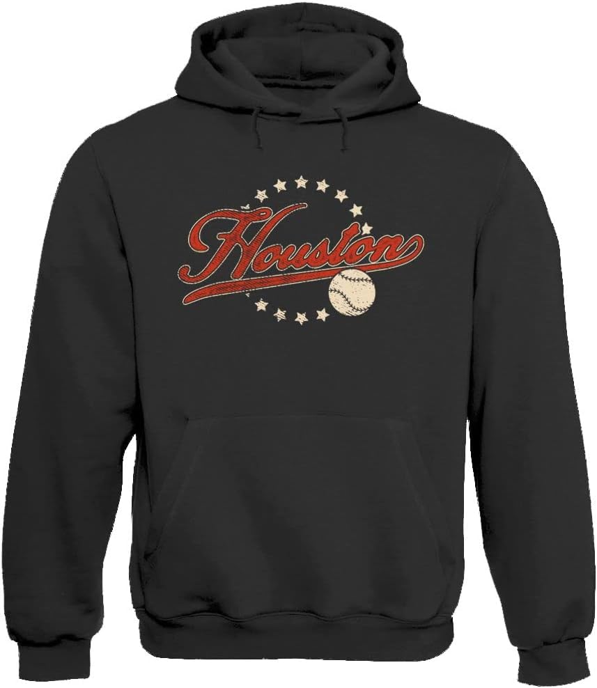 Xtreme Apparrel Team Vintage Style Men's Hoodie for Baseball Fans