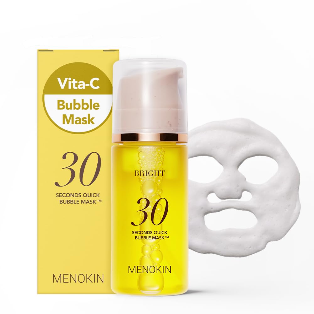 MENOKIN 30 Seconds Quick Bubble Mask for Radiant Skin