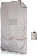 Gravel Layover Travel Blanket Lightweight Packable Airplane Blanket