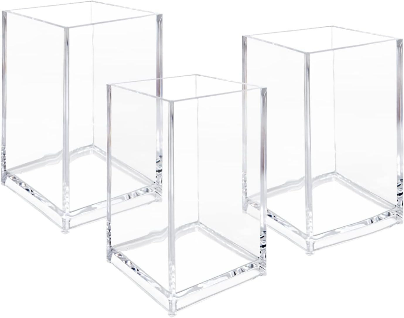 Clear Acrylic Makeup Brush Holder Set- Newkita