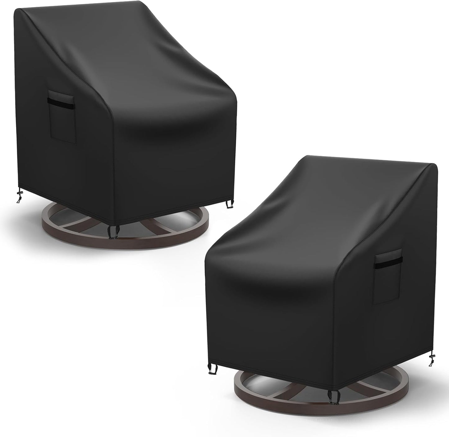 Mrrihand Patio Chair Covers for Outdoor Swivel Lounge Chairs