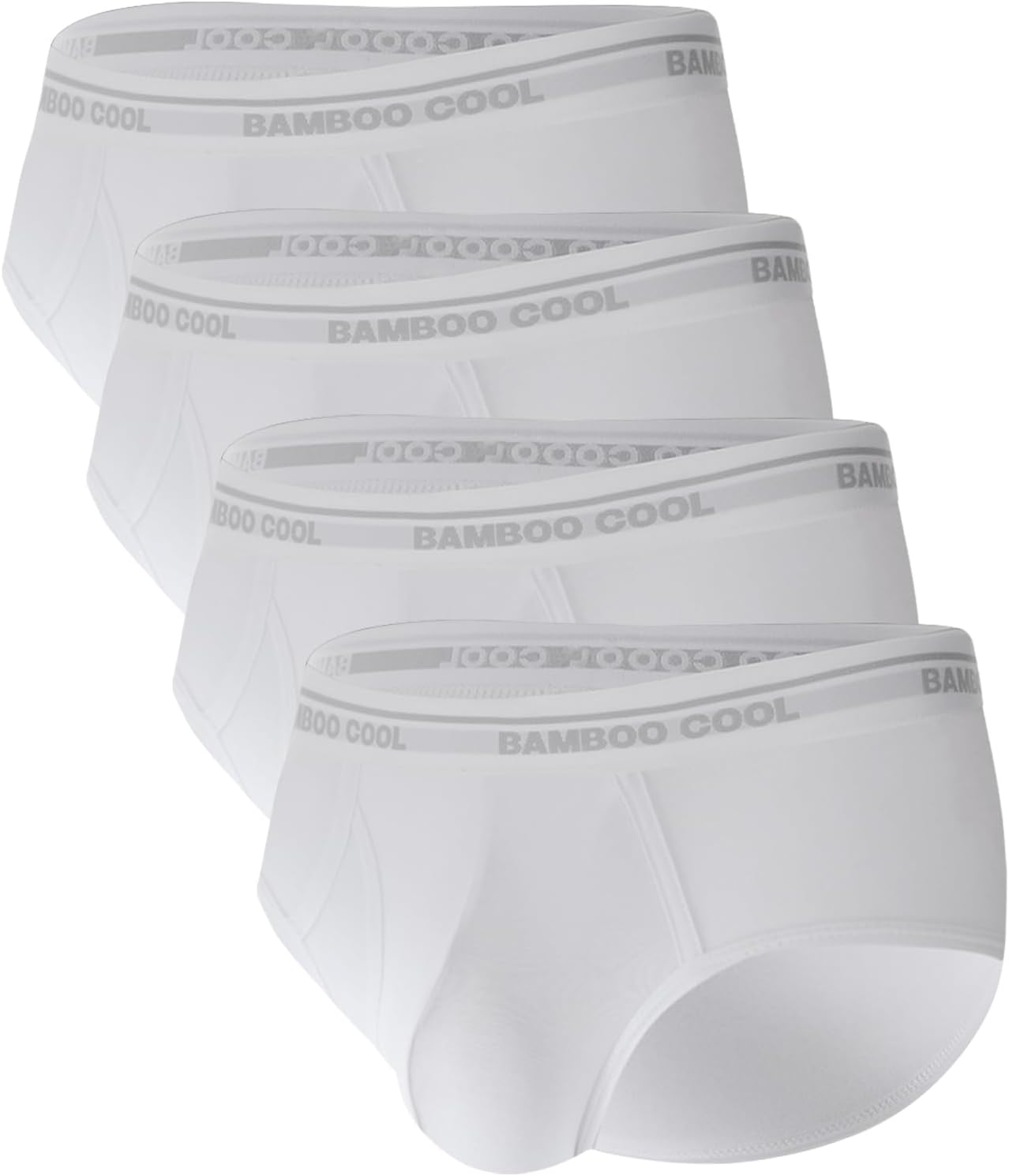 Bamboo Cool Mens Breathable Soft Underwear Open-fly Briefs