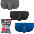 Real Men Ares-Accent Low-Rise Pouch Bikini Brief (Style Q8X6)