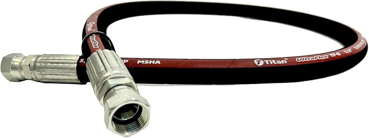 24 Inch Ultraflex Hose Assembly with 3/8 Inch Female JIC Ends