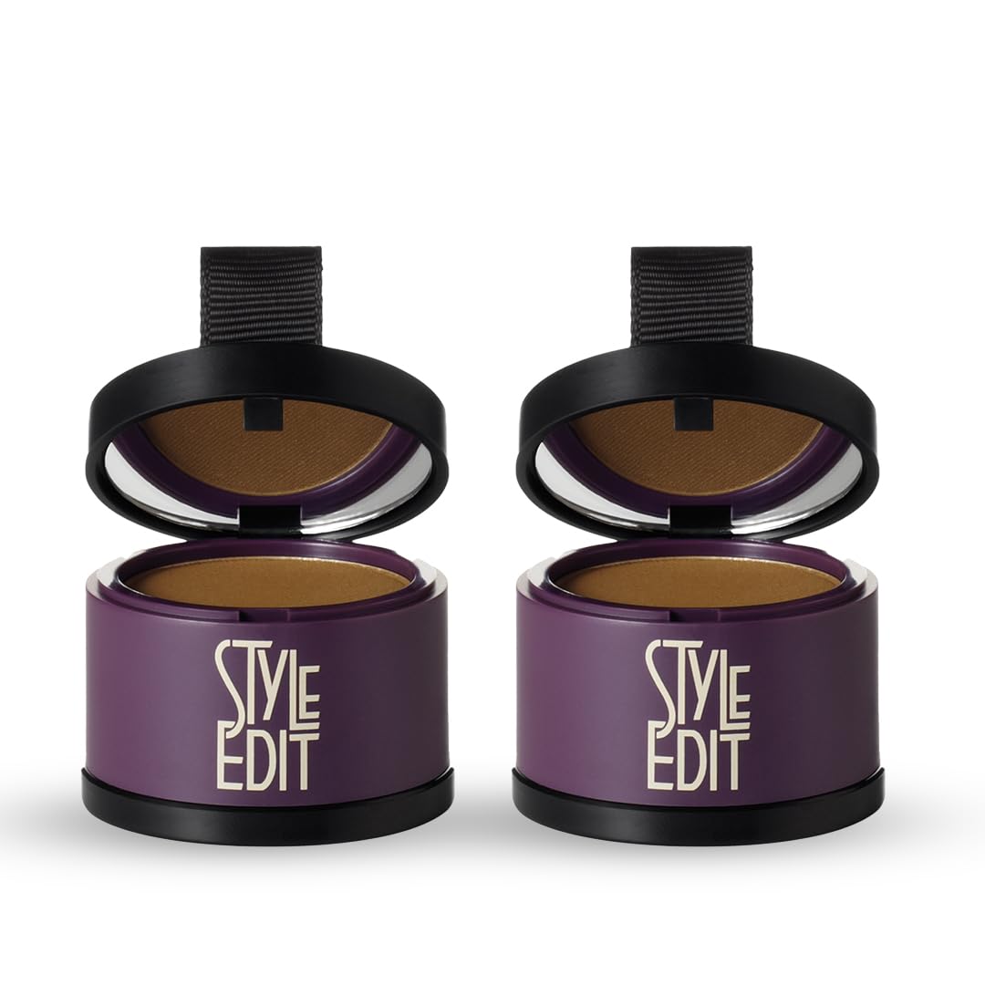 Style Edit Root Touch Up Powder for Medium Brown Hair Coverage