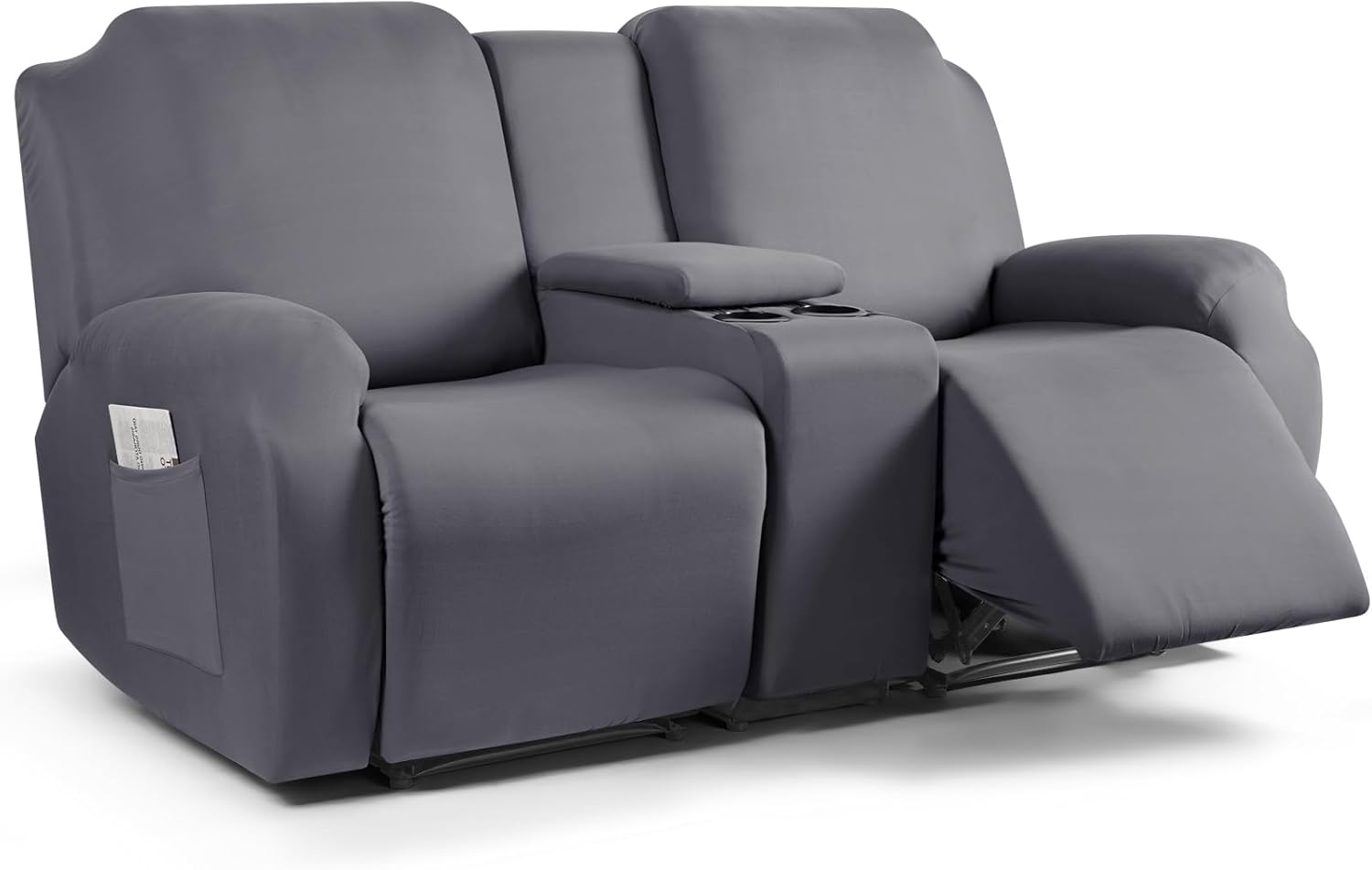 TAOCOCO Reclining Loveseat Cover with Console for Perfect Fit