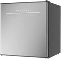 1.7 Cu.Ft Mini Fridge with Freezer - Compact Stainless Steel Mini