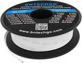 18 Gauge Silicone Wire Spool 250 ft White - Ultra Flexible Silicone