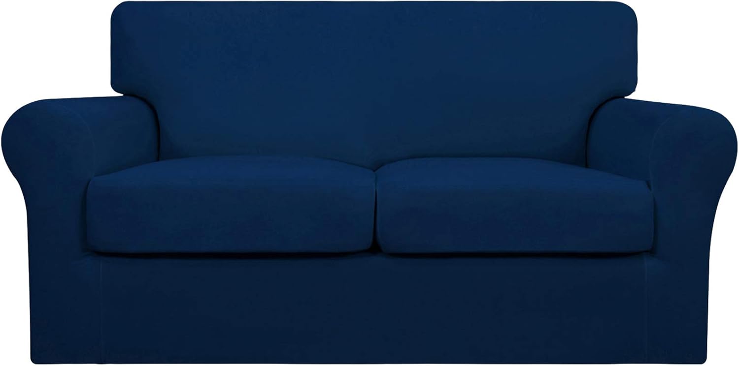 Easy-Going 3 Pieces Stretch Soft Couch Cover for Dogs and Pets