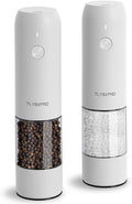 Electric Salt and Pepper Grinder Set - USB Rechargeable Automatic