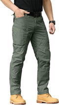 Men's Hiking Tactical Cargo Pants - Lightweight Rip-Stop Comfort