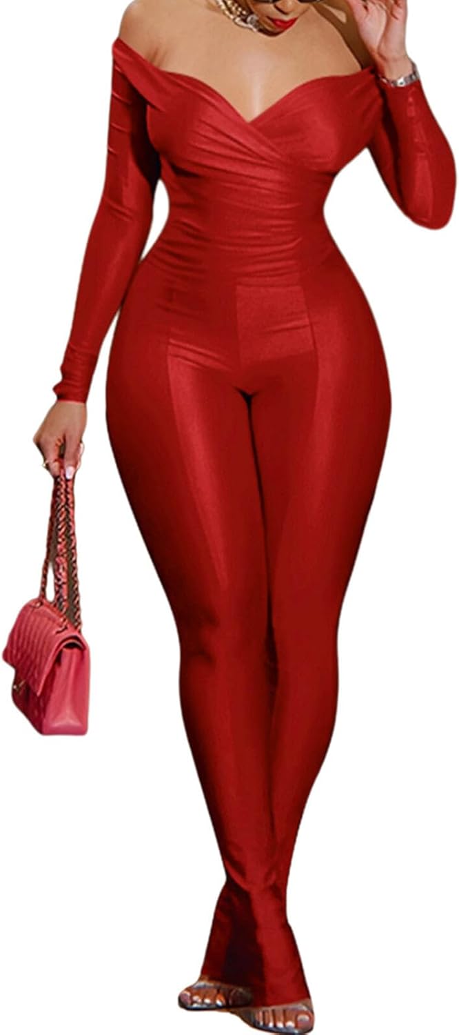 Sexy 2 Piece Outfits for Women with Off Shoulder Tops and Pants