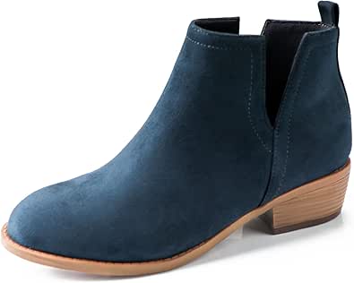 NinetinGel Ankle Boots for Women with Thick Heel Design