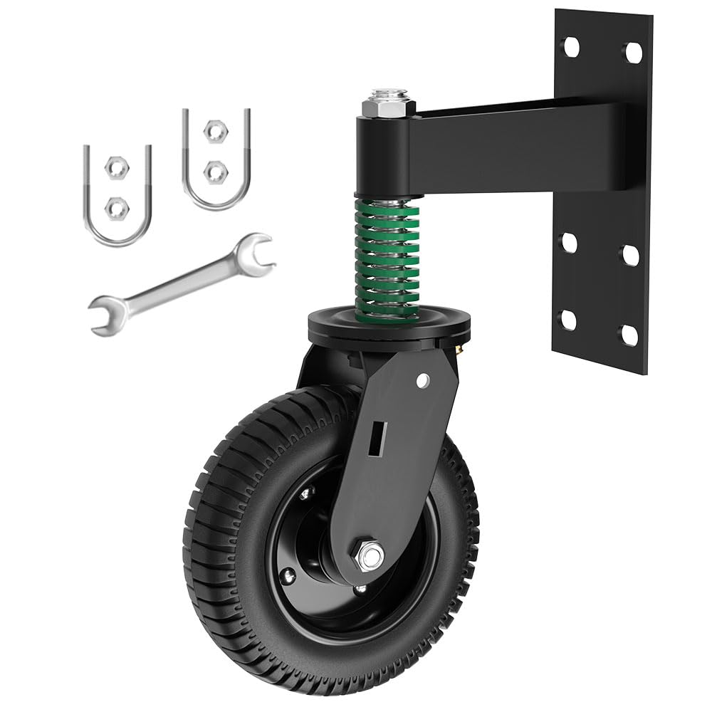 Heavy Duty 6-Inch Gate Wheel with 500lbs Capacity for Fences