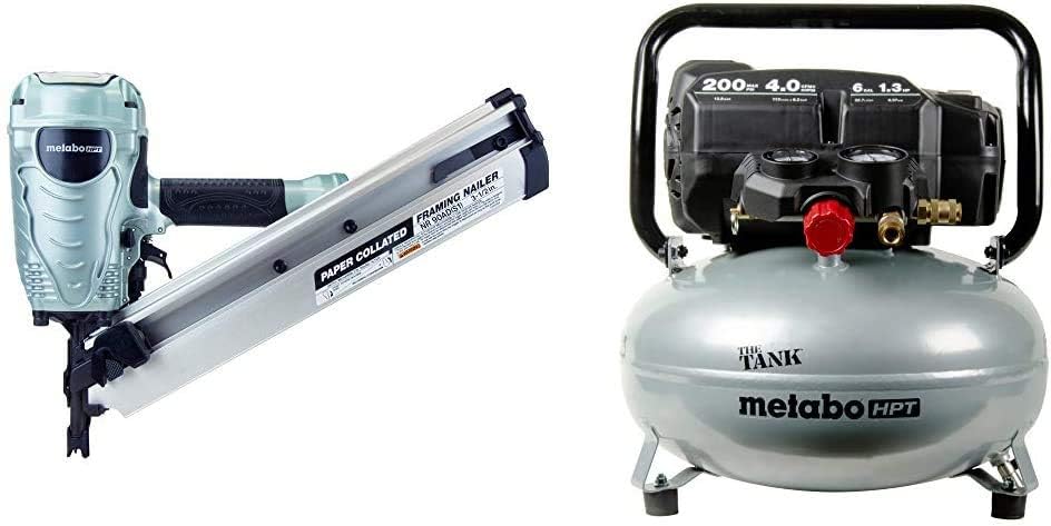 Metabo HPT NR90ADS1 Framing Nailer - Powerful and Efficient