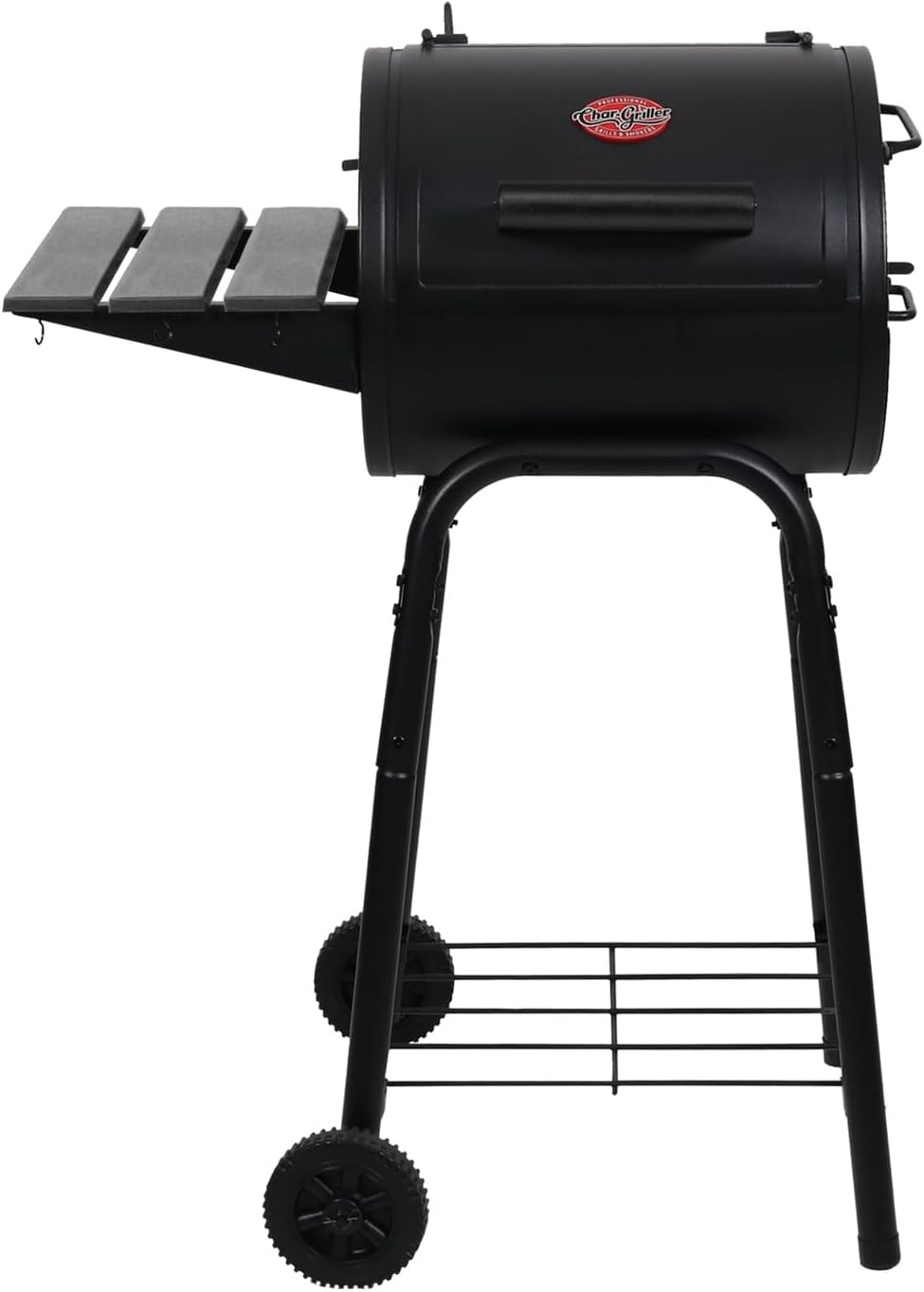 Char-Griller Patio Pro Charcoal Grill with Cast Iron Grates