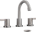 Phiestina 2-Handle 8in Widespread Bathroom Faucet - Brushed Nickel