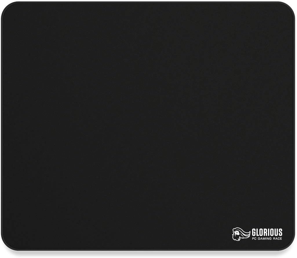 Stitched Edges Gaming Mouse Mat - XL Black Cloth Pad