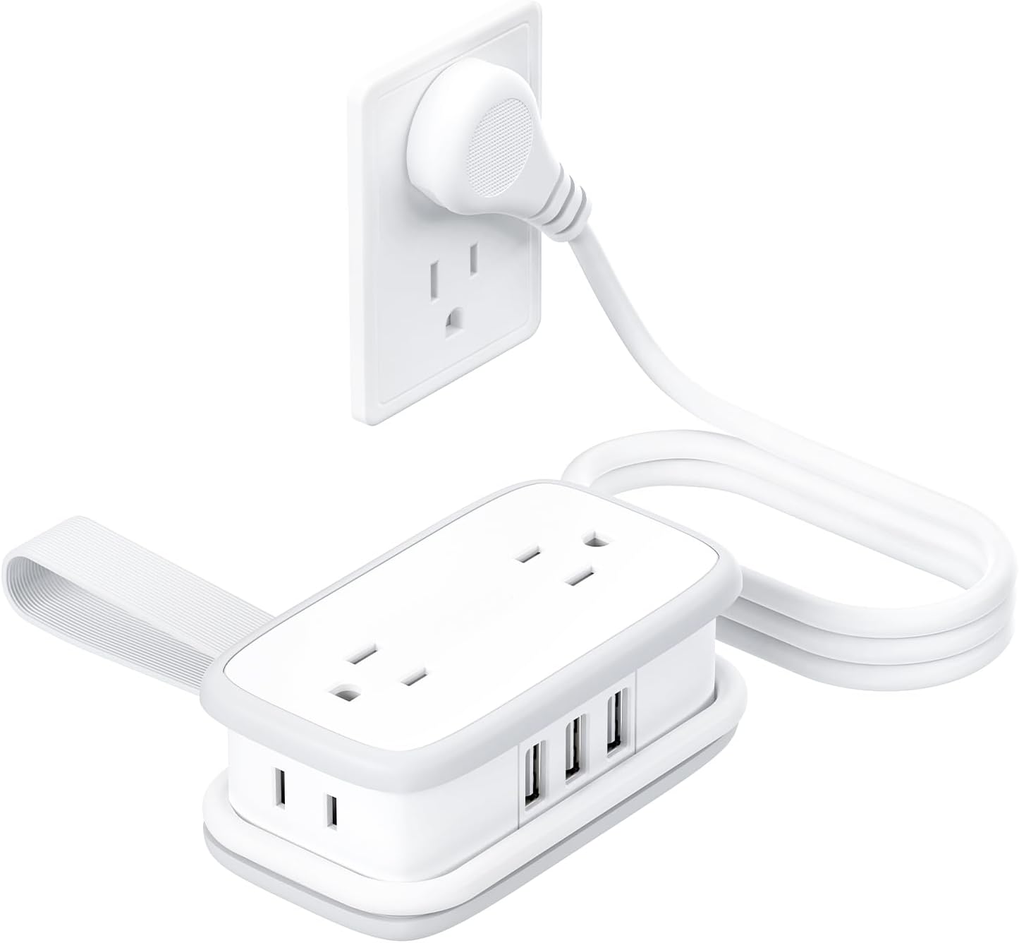 NTONPOWER Travel Power Strip: Compact & Versatile