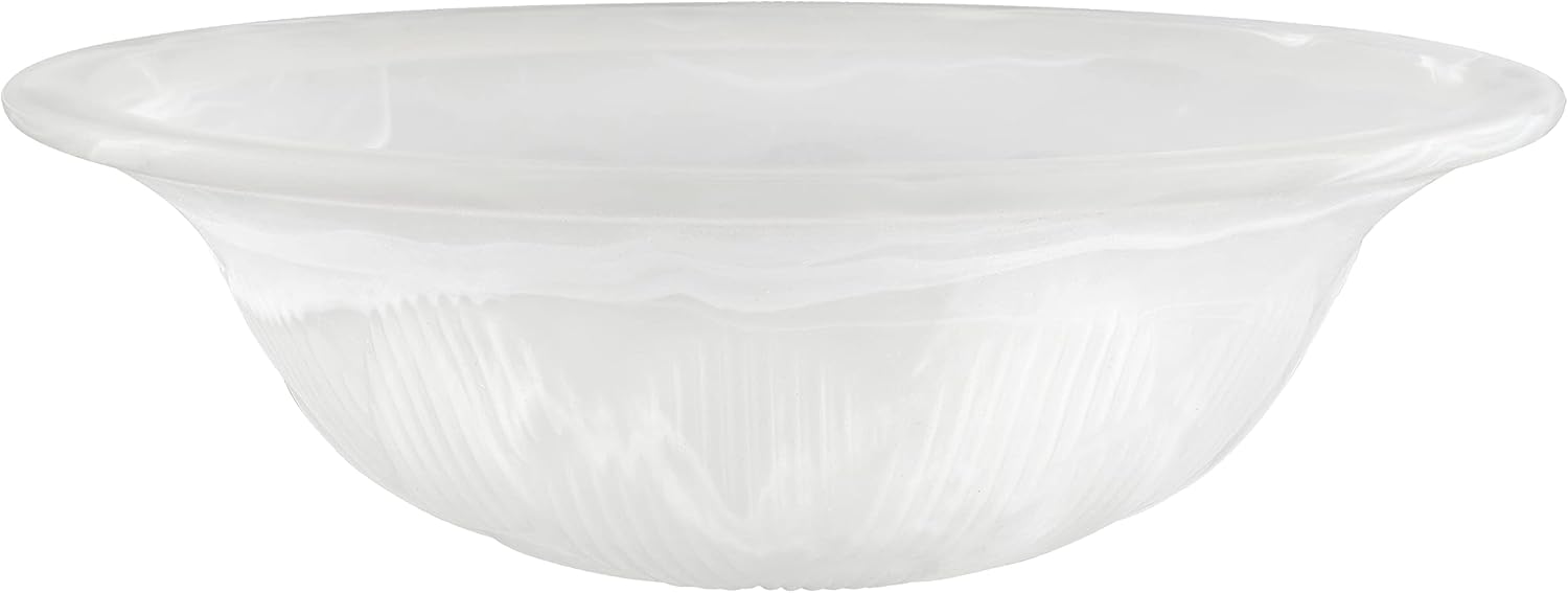 Alabaster Glass Shade for Flush and Semi-Flush Mount Lighting