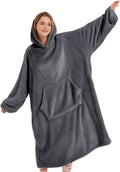 Cozy Wearable Hoodie Blanket with Pocket