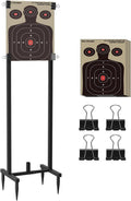 Koutemie Outdoor Shooting Target Stand with 10 Paper Targets