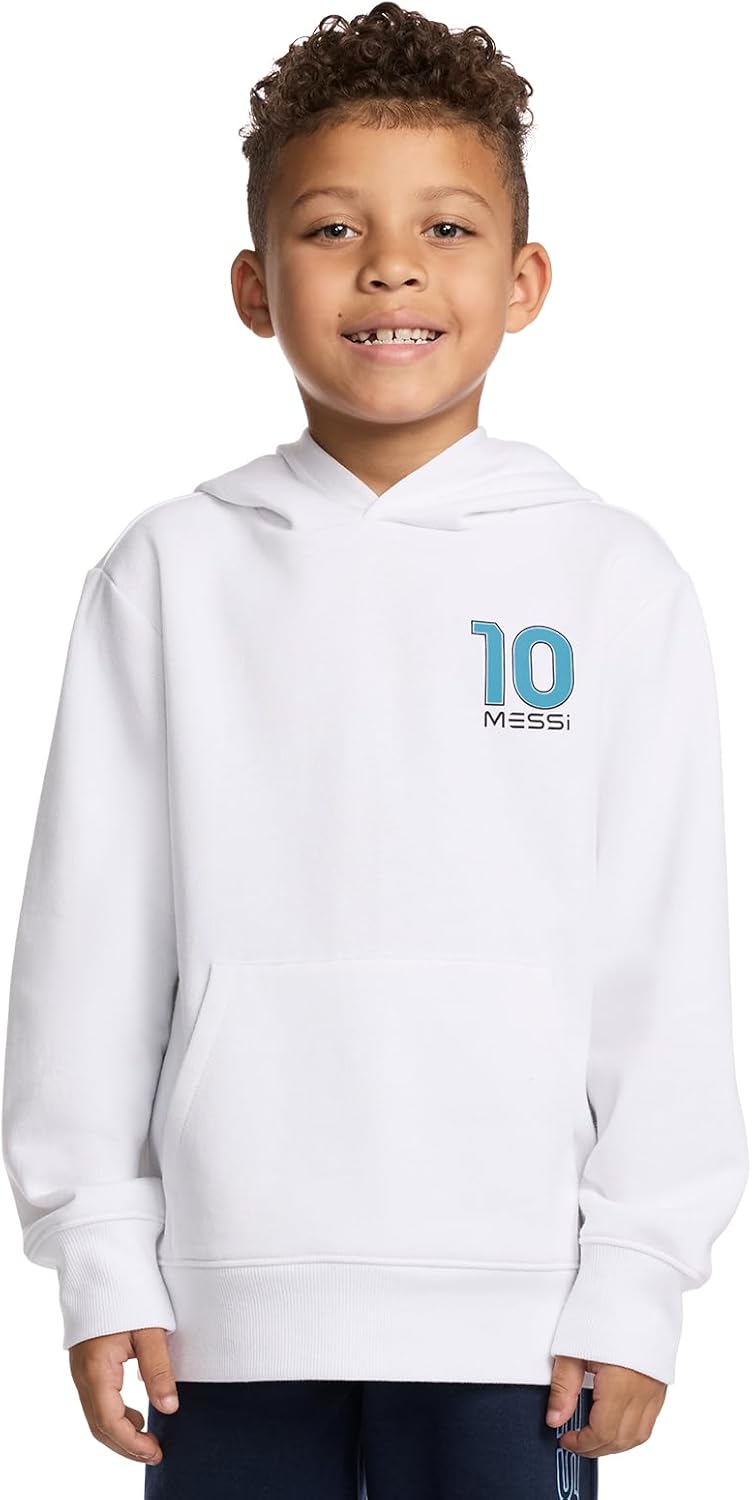 Messi Youth Long Sleeve Hoodie Sweatshirt for Boys Comfort