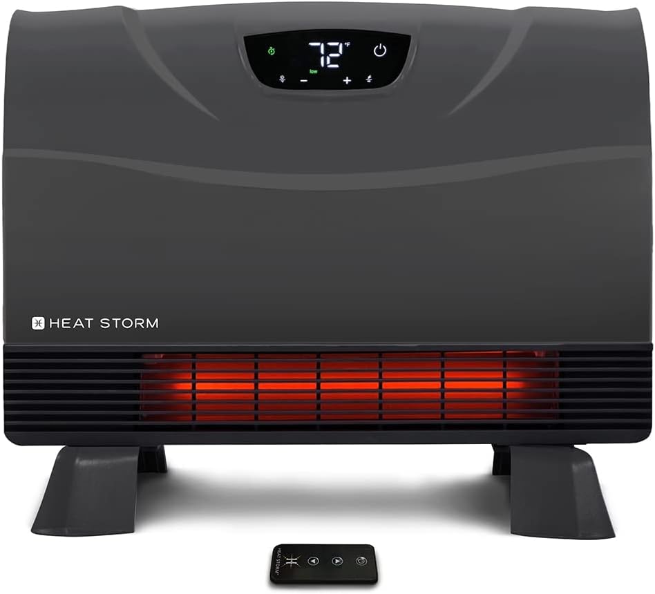 Energy Efficient Infrared Heater - Remote Control, 750-1500 Watts