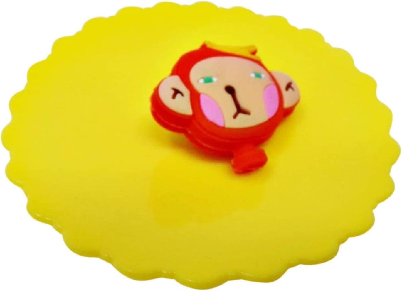 Silicone Lid with Monkey Decoration - Seal & Reuse
