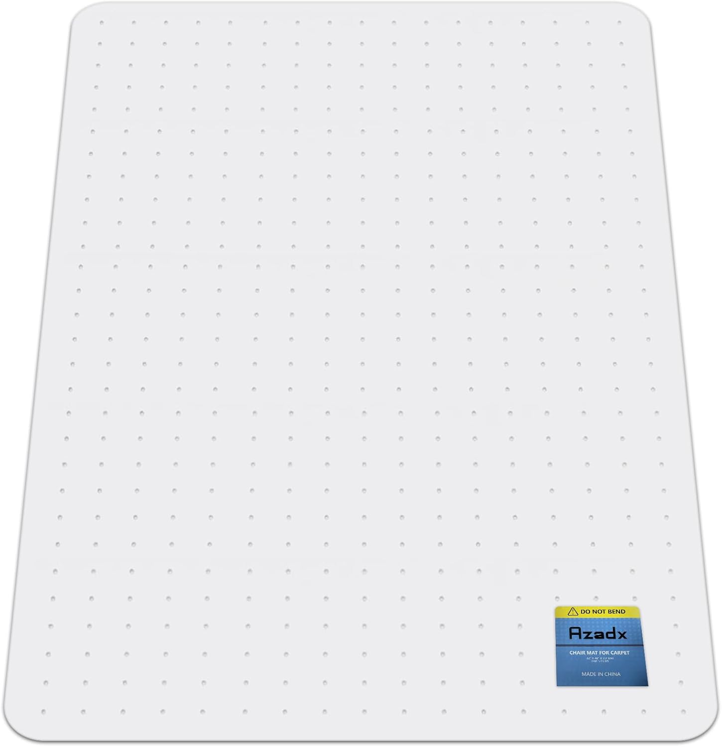 Slip-Resistant 32 x 48 Office Chair Mat for Carpets by Azadx