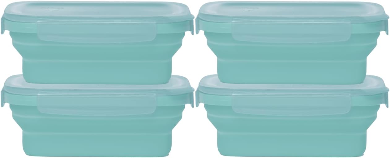 Drip EZ Secondz Collapsible Food Storage Containers Set of 4