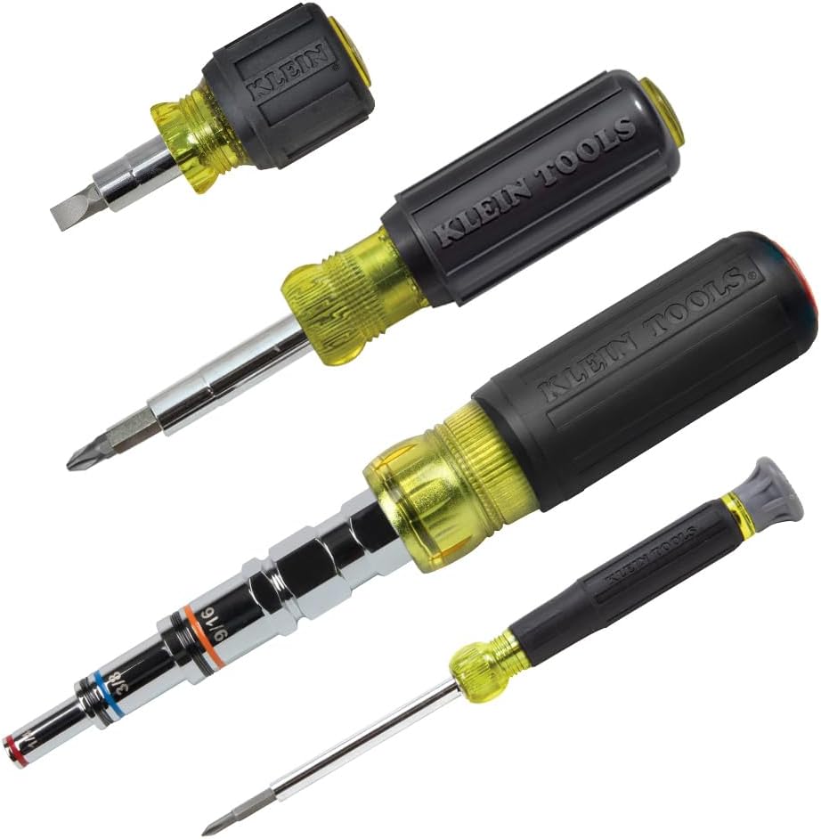 Klein Tools 80019 Multi-Bit Screwdriver and Nut Driver Set