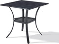 Small Square Outdoor Patio Table - Compact All-Weather Dining