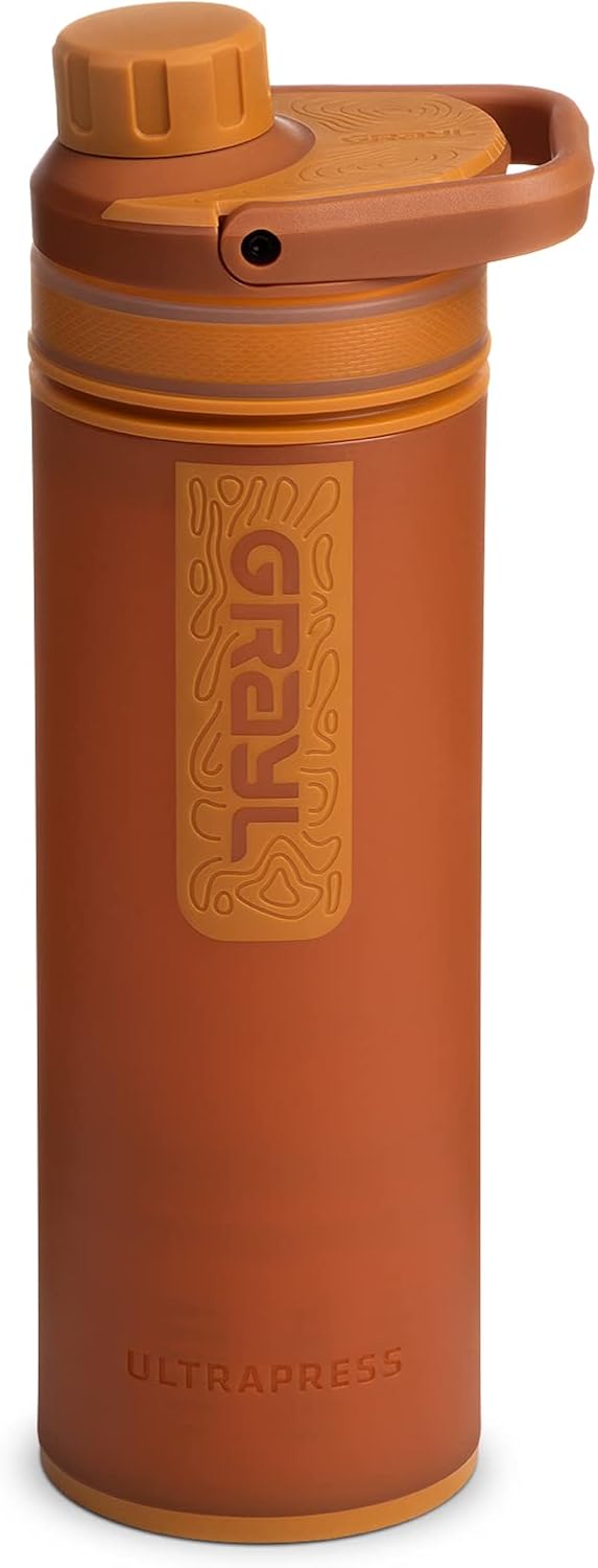 GRAYL UltraPress Water Purifier & Filter Bottle for Travel