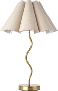 KUNJOULAM Small Table Lamp for Bedroom and Home Office Decor