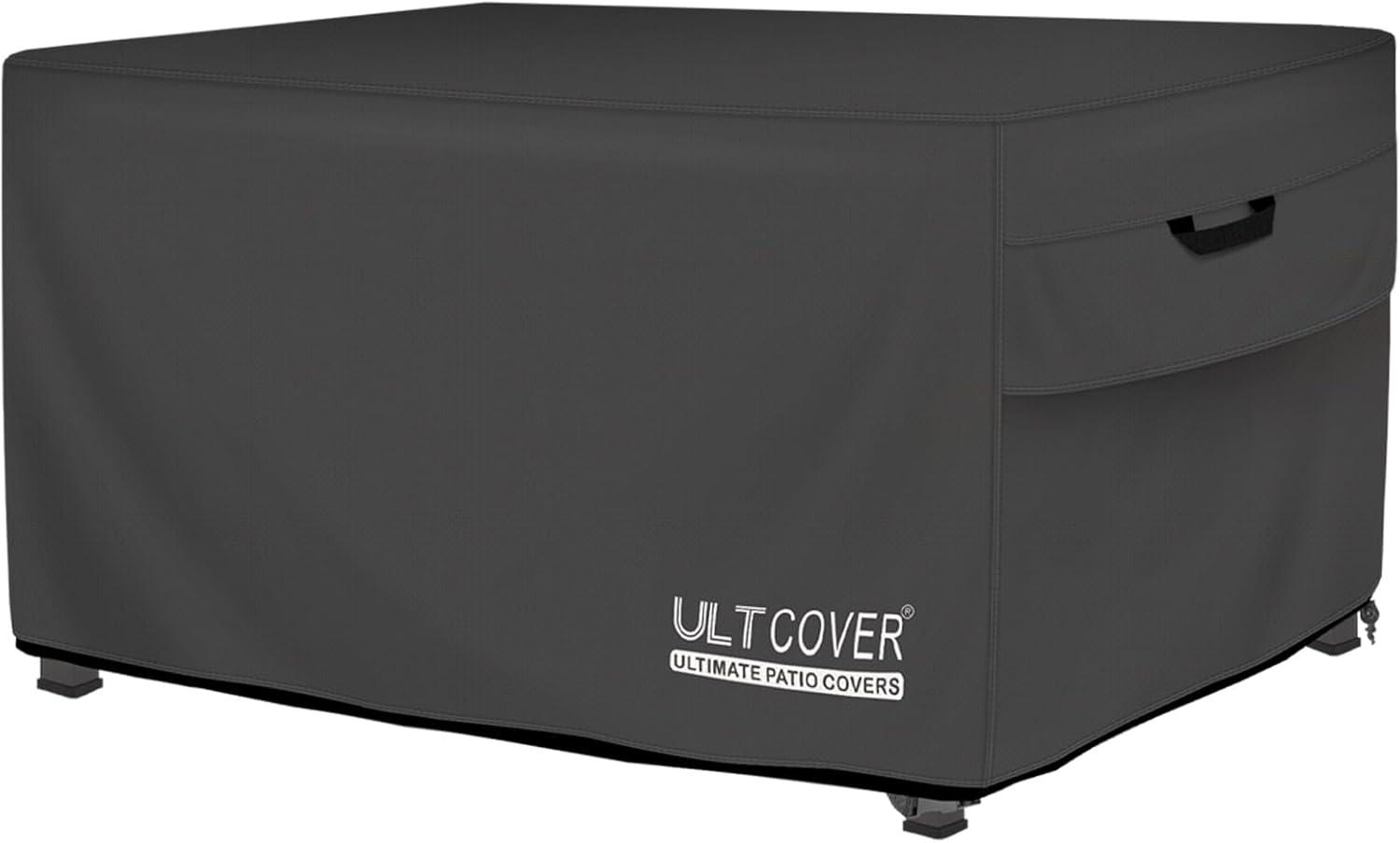 ULTCOVER Rectangular Gas Fire Pit Table Cover for 52x34 in