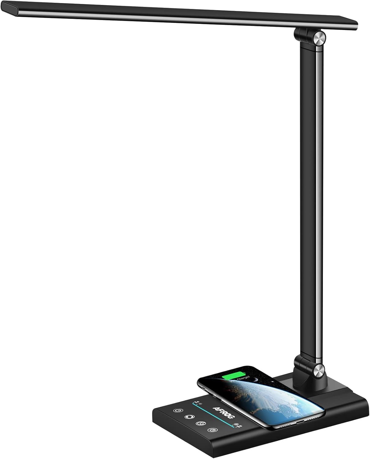 AFROG 5th Gen Desk Lamp: Fast Wireless Charging & Super Bright Light